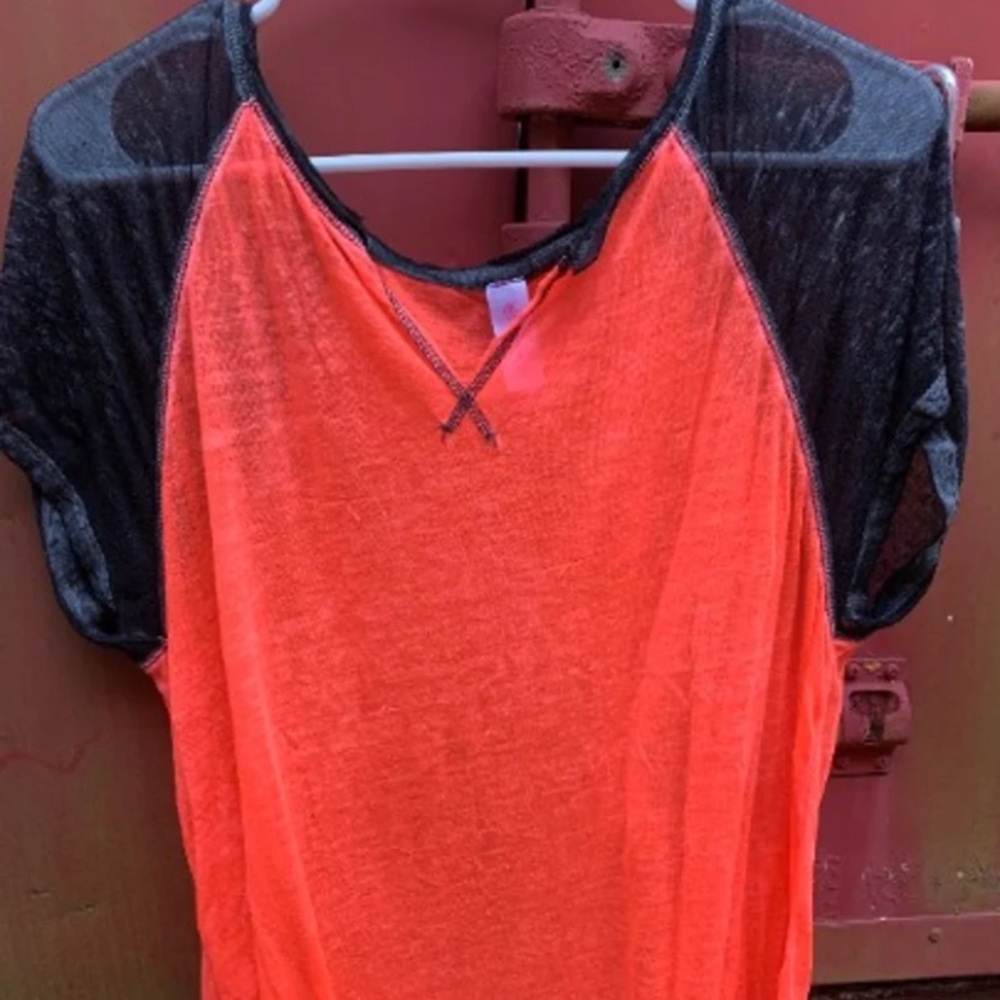 Pink and black shirt